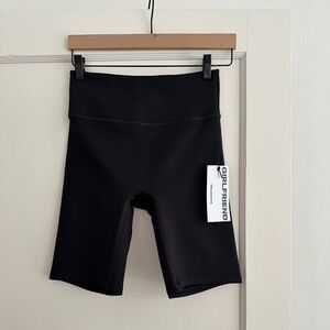 girlfriend collective luxe high rise bike short